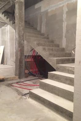 г-образная бетонная лестница с площадкой от 28 000 рублей за метр подъема