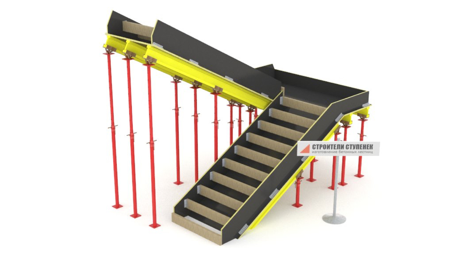 Технология изготовления монолитных лестниц